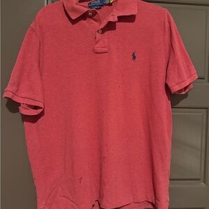 Ralph Lauren Men's Polo Shirt in Rich Red